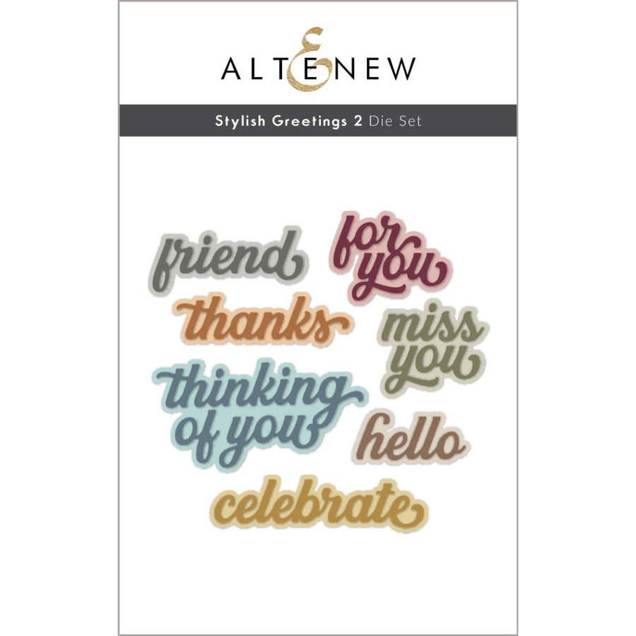 Altenew - Stylish Greetings 2 Die Set