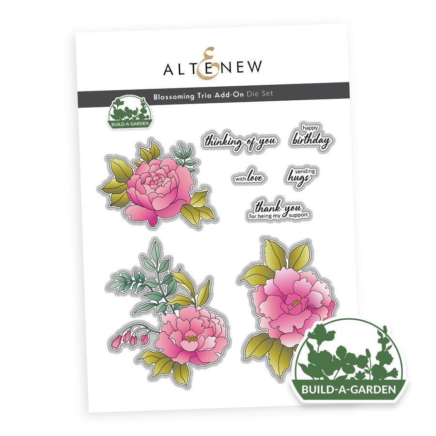 Altenew - Build-A-Garden: Blossoming Trio Add-On Die Set