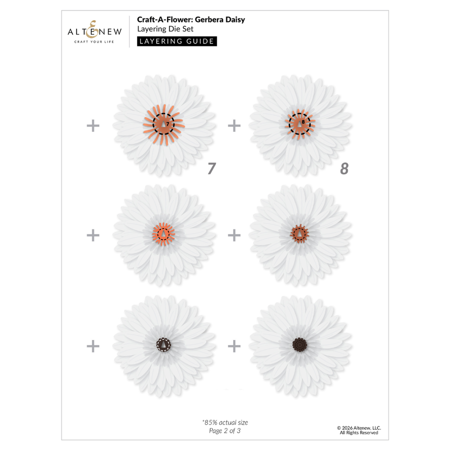 Altenew - Craft-A-Flower: Gerbera Daisy Layering Die Set