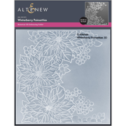 Altenew - Winterberry Poinsettias 3D Embossing Folder