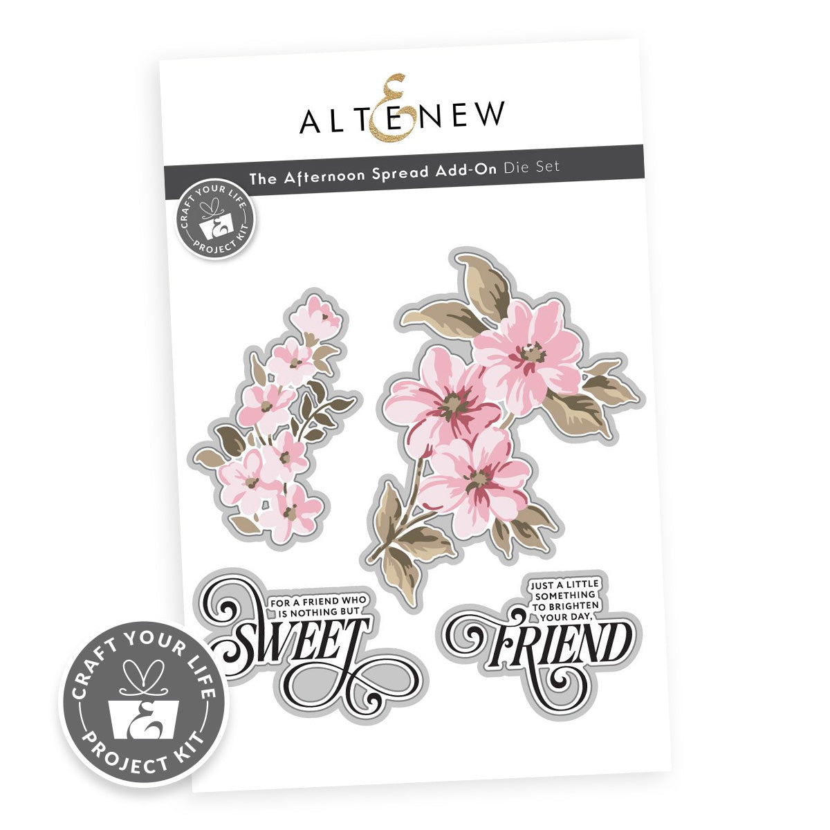 Altenew Craft Your Life Project Kit: The Afternoon Spread Add-on Die Set
