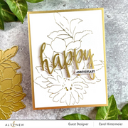 Altenew - Brushed Gold Metallic Cardstock (10 sheet pack)