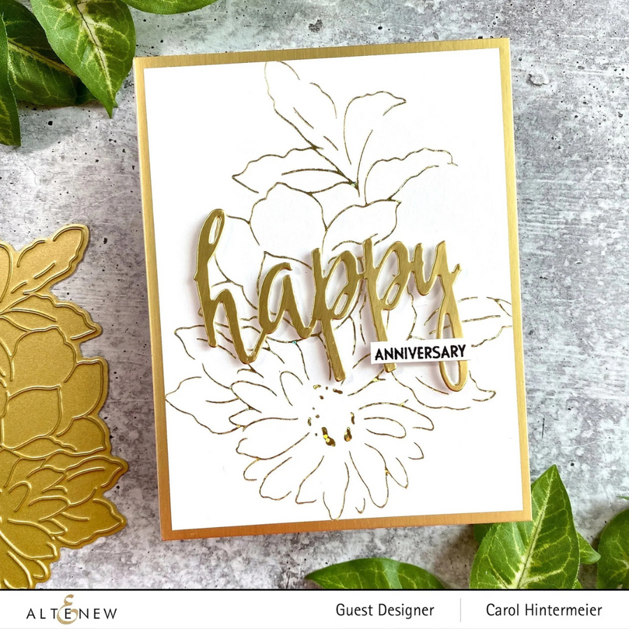 Altenew - Brushed Gold Metallic Cardstock (10 sheet pack)