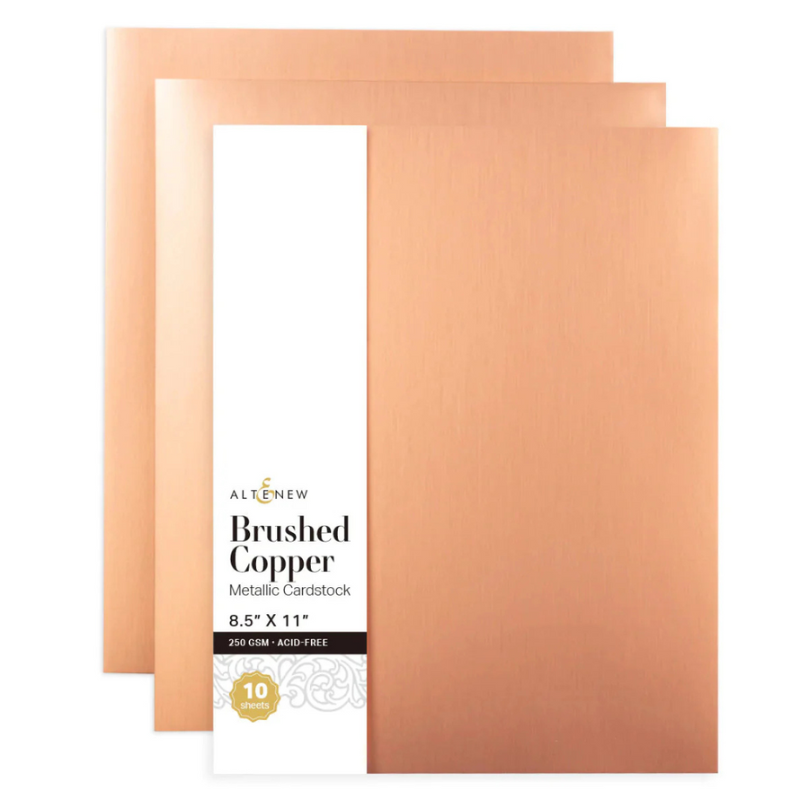 Altenew - Brushed Copper Metallic Cardstock (10 sheet pack)