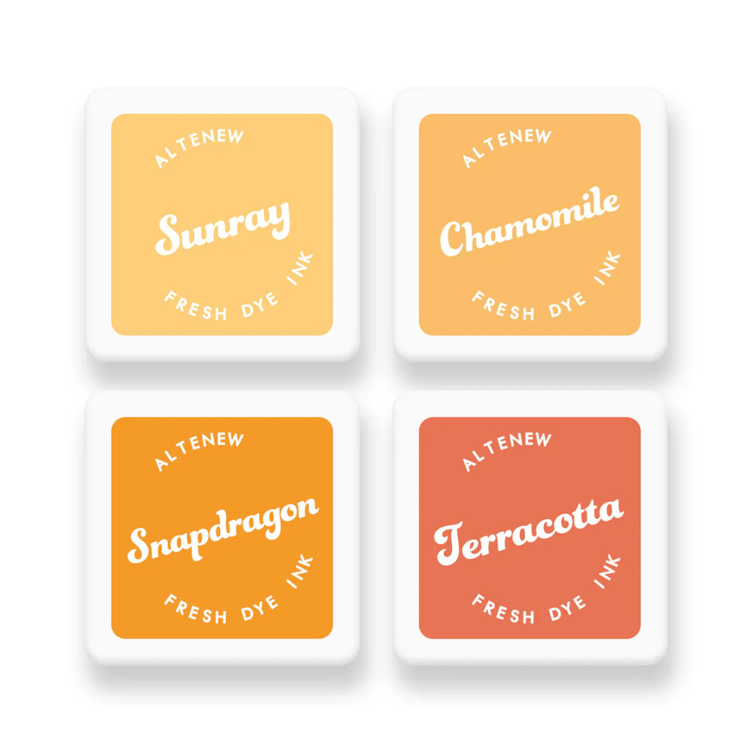 Altenew - Golden Sunset Fresh Dye Ink Mini Cube Set