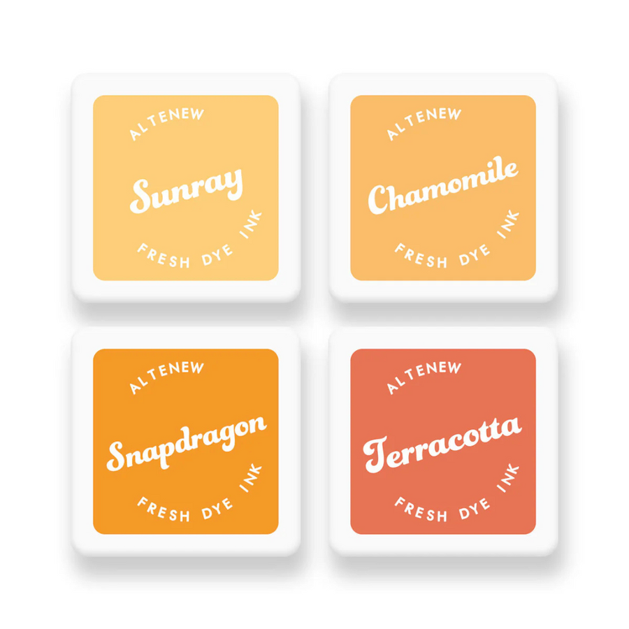 Altenew - Golden Sunset Fresh Dye Ink Mini Cube Set