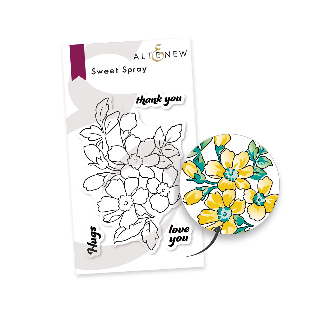 Altenew - Sweet Spray Stamp Set