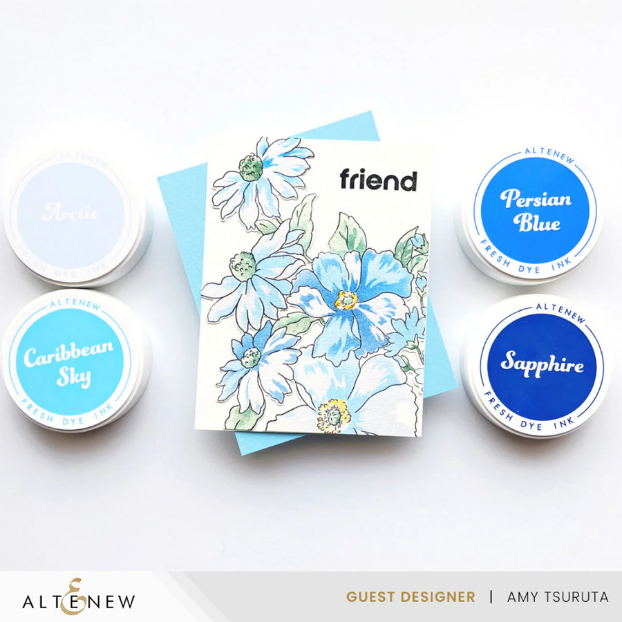 Altenew - Glacier Caves Fresh Dye Ink Mini Cube Set