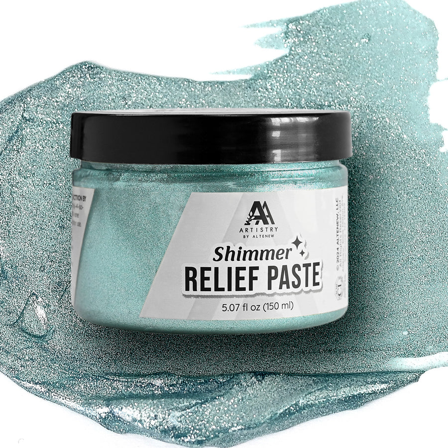 Altenew - Shimmer Relief Paste - Sea Beryl