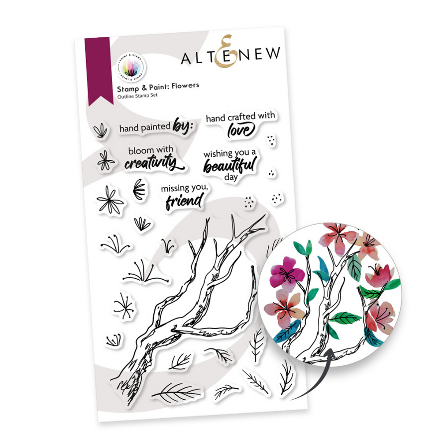 Altenew - Stamp & Paint Flowers (Complete Bundle)
