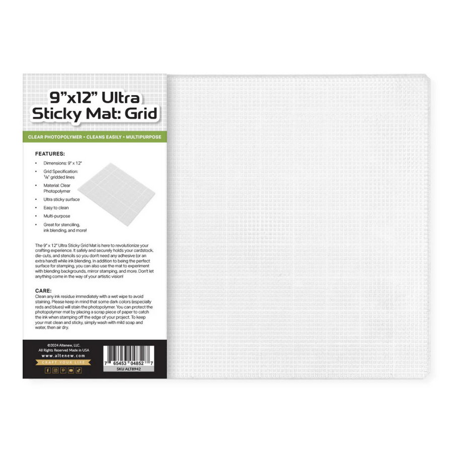 Altenew - 9" x 12" Ultra Sticky Mat: Grid