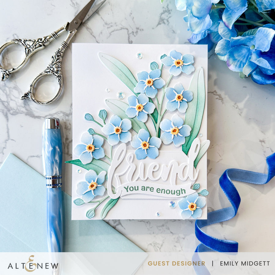 Altenew - Craft-A-Flower: Forget-Me-Not Layering Die Set