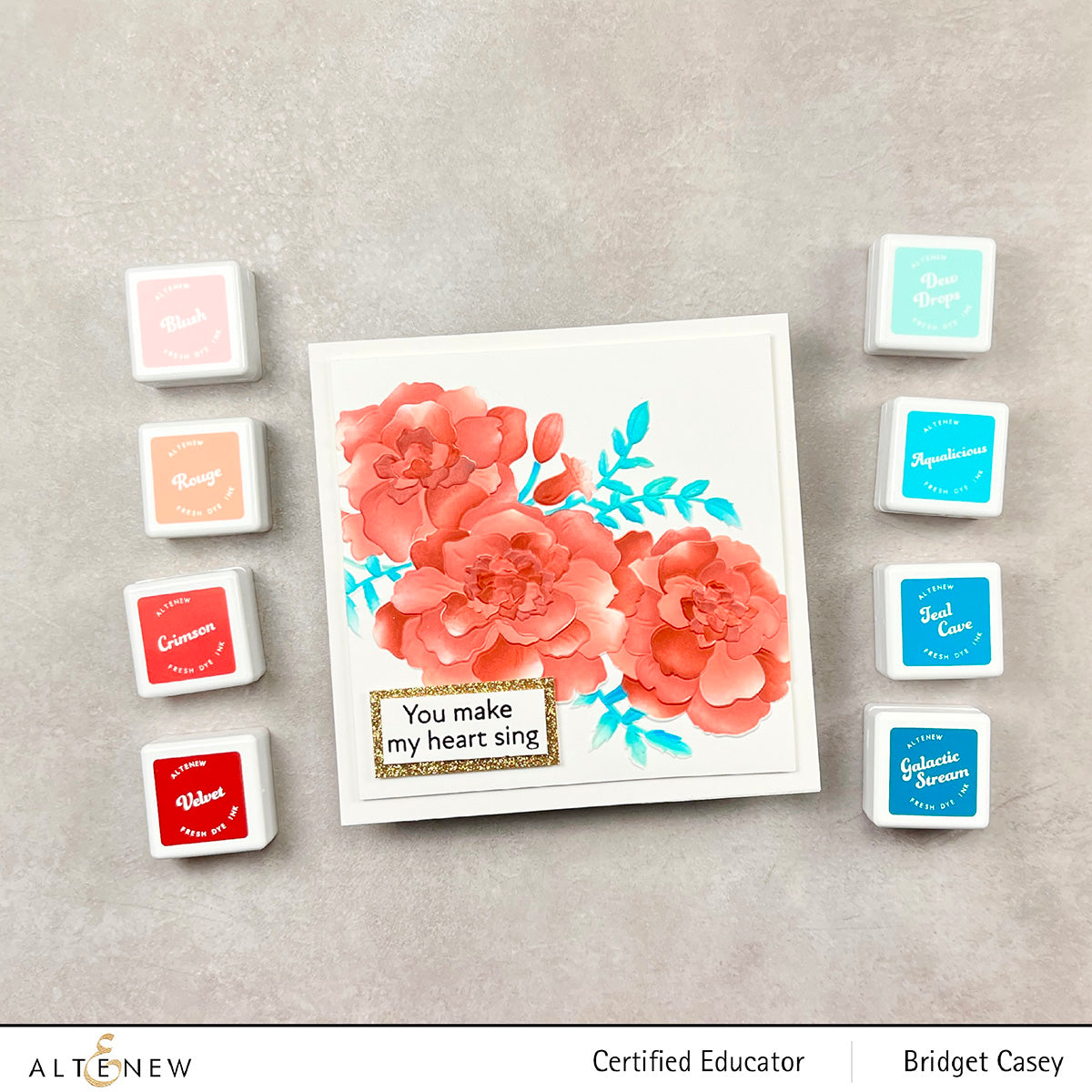 Altenew - Red Sunset Fresh Dye Ink Mini Cube Set
