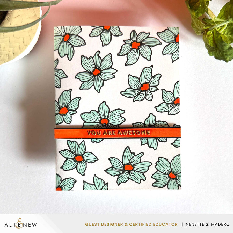 Altenew - Mini Sentiments 3D Embossing folder