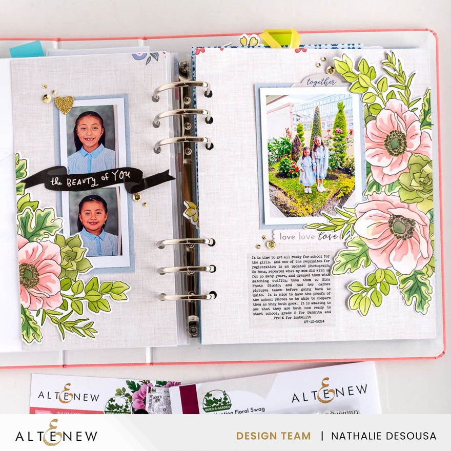 Altenew - Build-A-Garden: Captivating Floral Swag Add-on Die Set