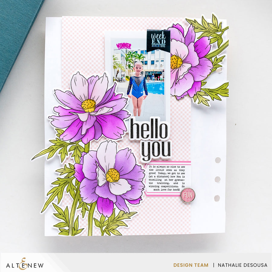 Altenew - Build-A-Garden: Sulfur Cosmos