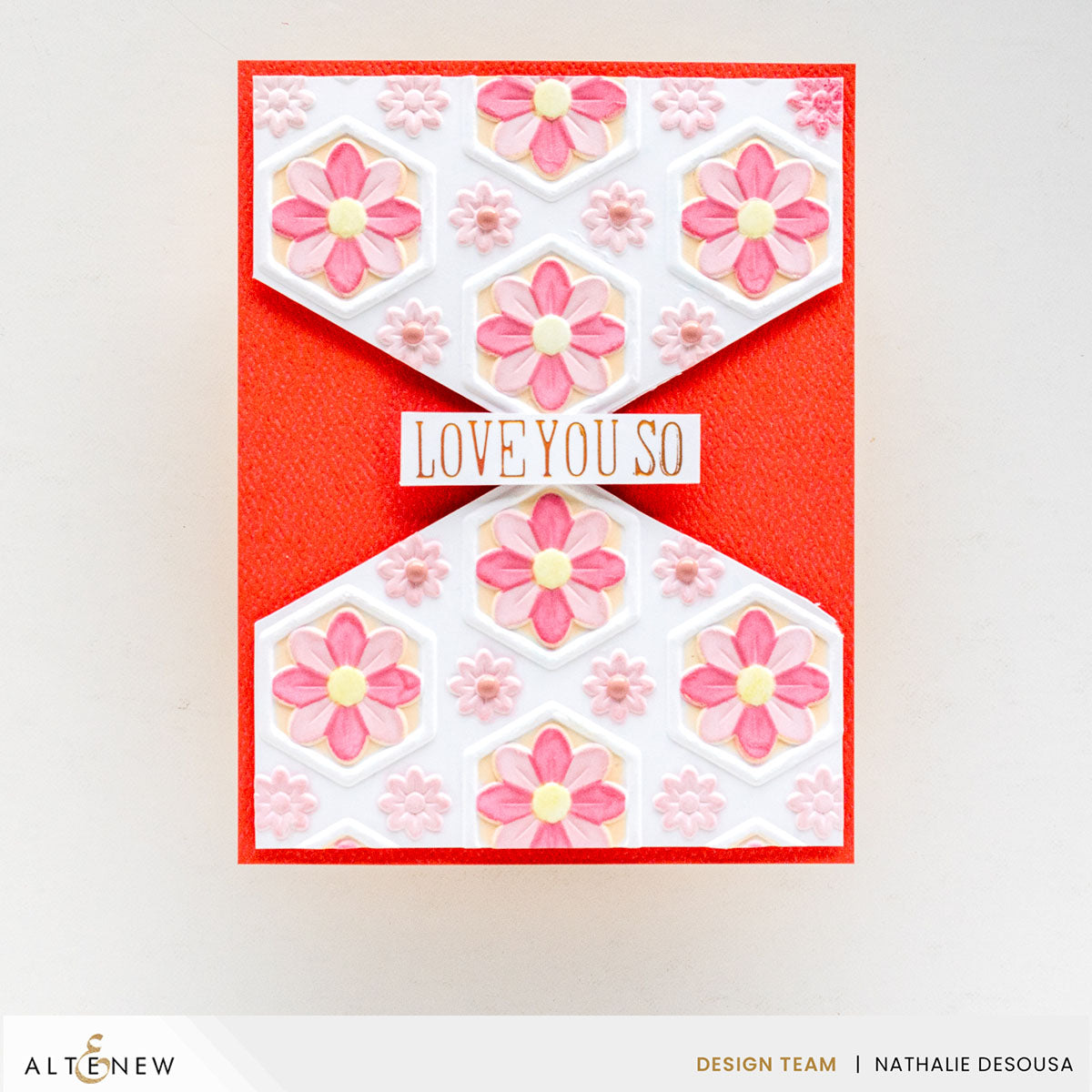 Altenew - Botanical Honeycomb 3D Embossing Folder and Stencil Bundle