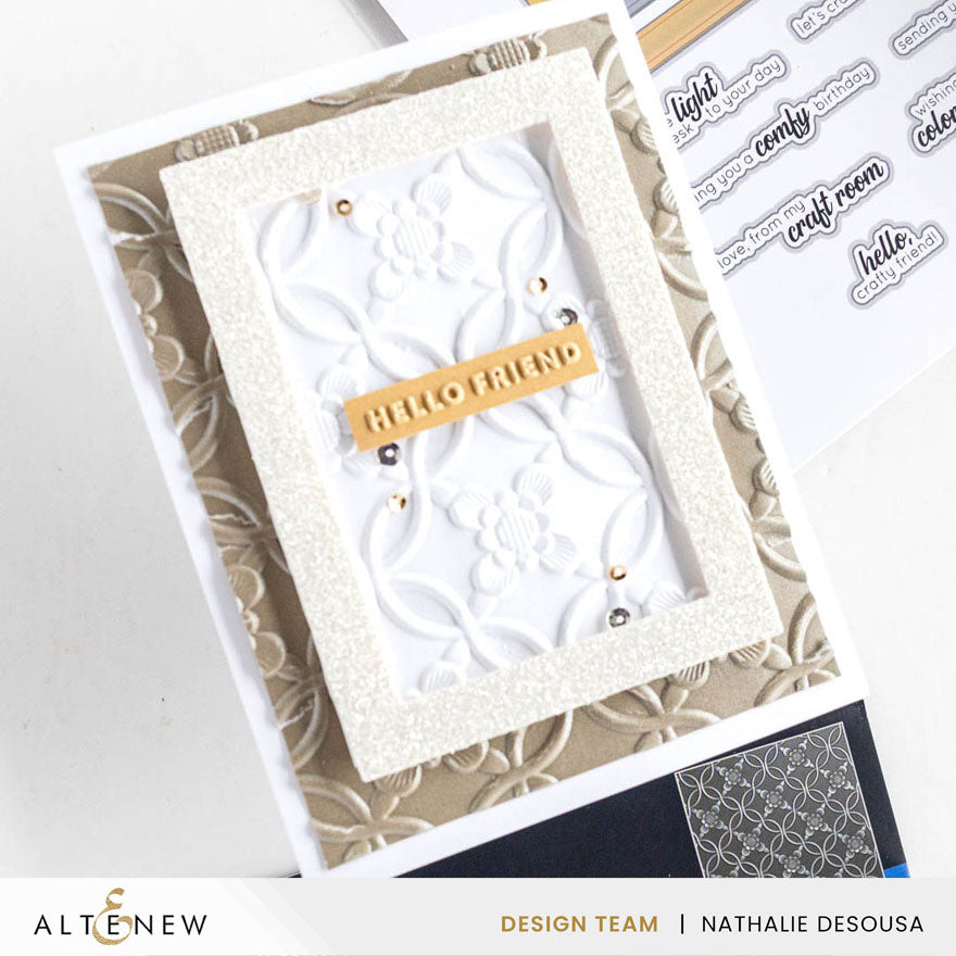Altenew - Botanical Rails 3D Embossing Folder
