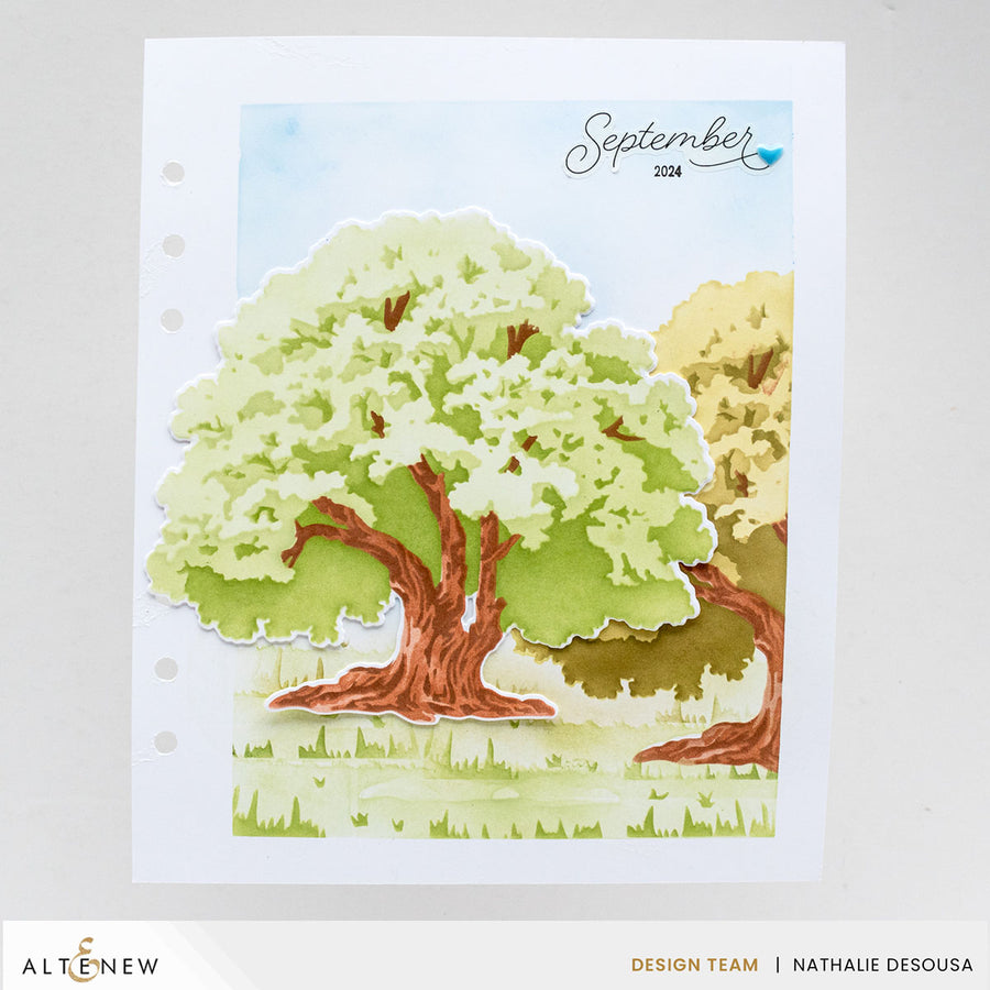 Altenew - Stencil Art: Strong Oak Add-On Die Set