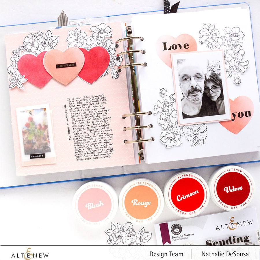 Altenew - Red Sunset Fresh Dye Ink Mini Cube Set