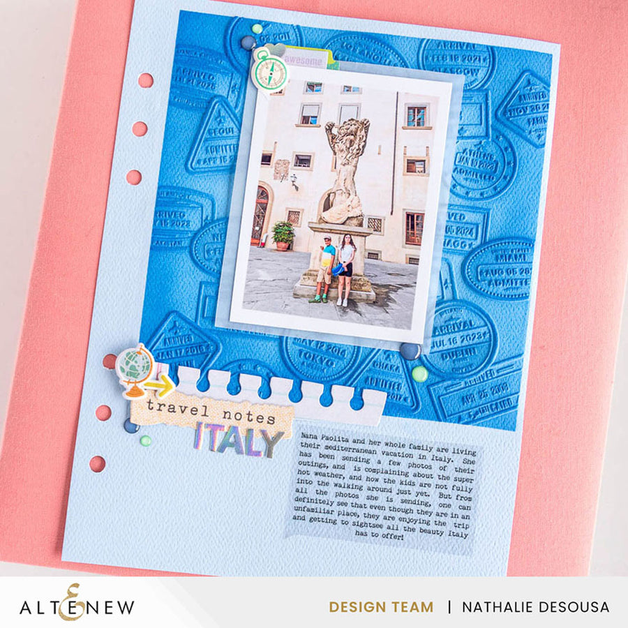 Altenew - Wanderlust 3D Embossing Folder