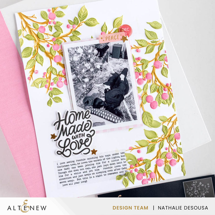 Altenew - Lush Berry Branch 3D Embossing Folder