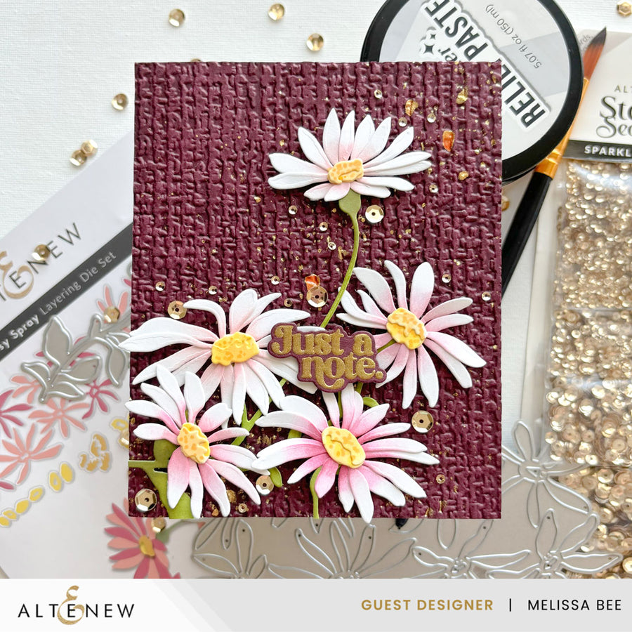 Altenew - Shimmer Relief Paste - Mayan Gold