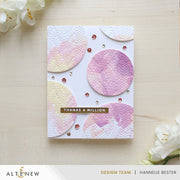 Altenew - One-Go: Solid Sentiment Strips 3 Press Plates/Foil Plates (Gratitude Edition)