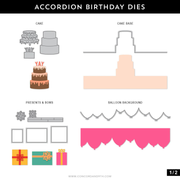 Concord & 9th - Accordion Birthday Dies