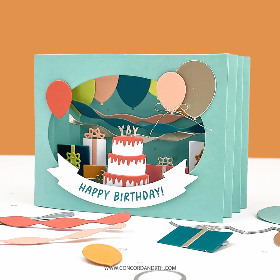 Concord & 9th - Accordion Birthday Stamp Set