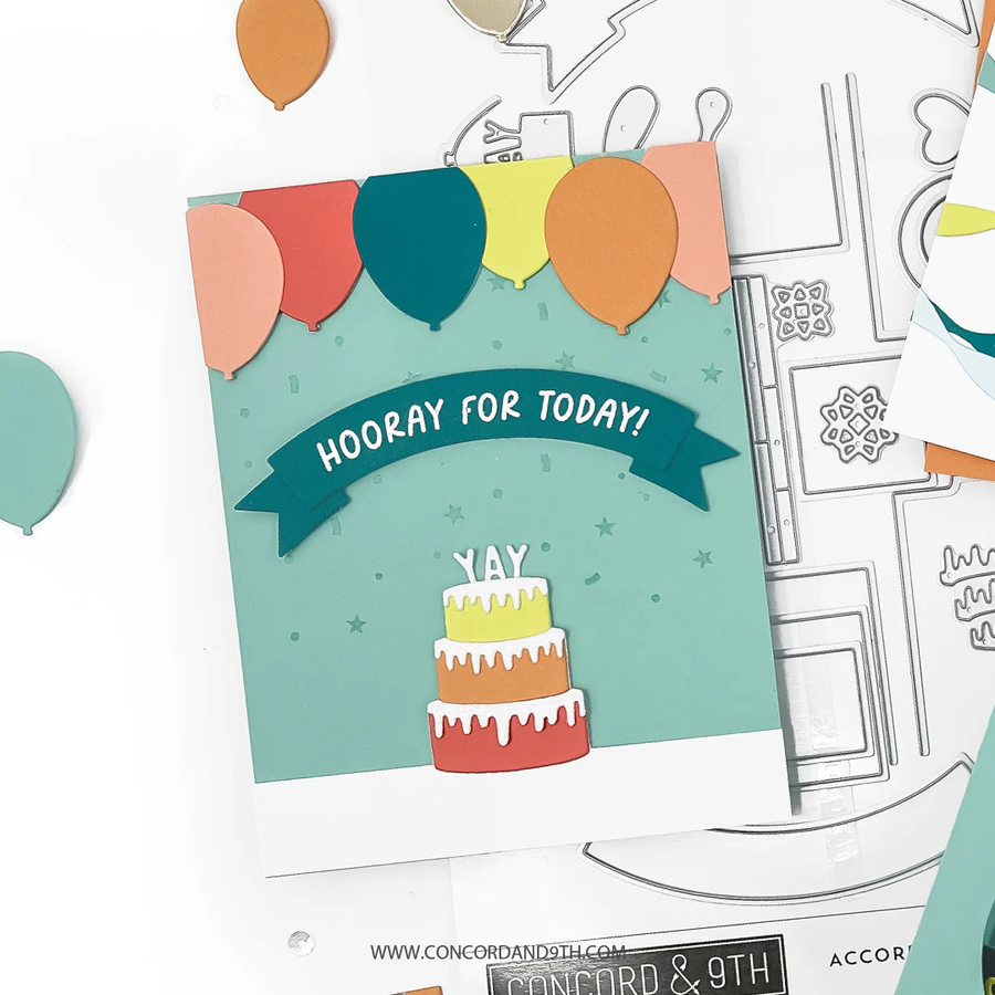 Concord & 9th - Accordion Birthday Stamp Set