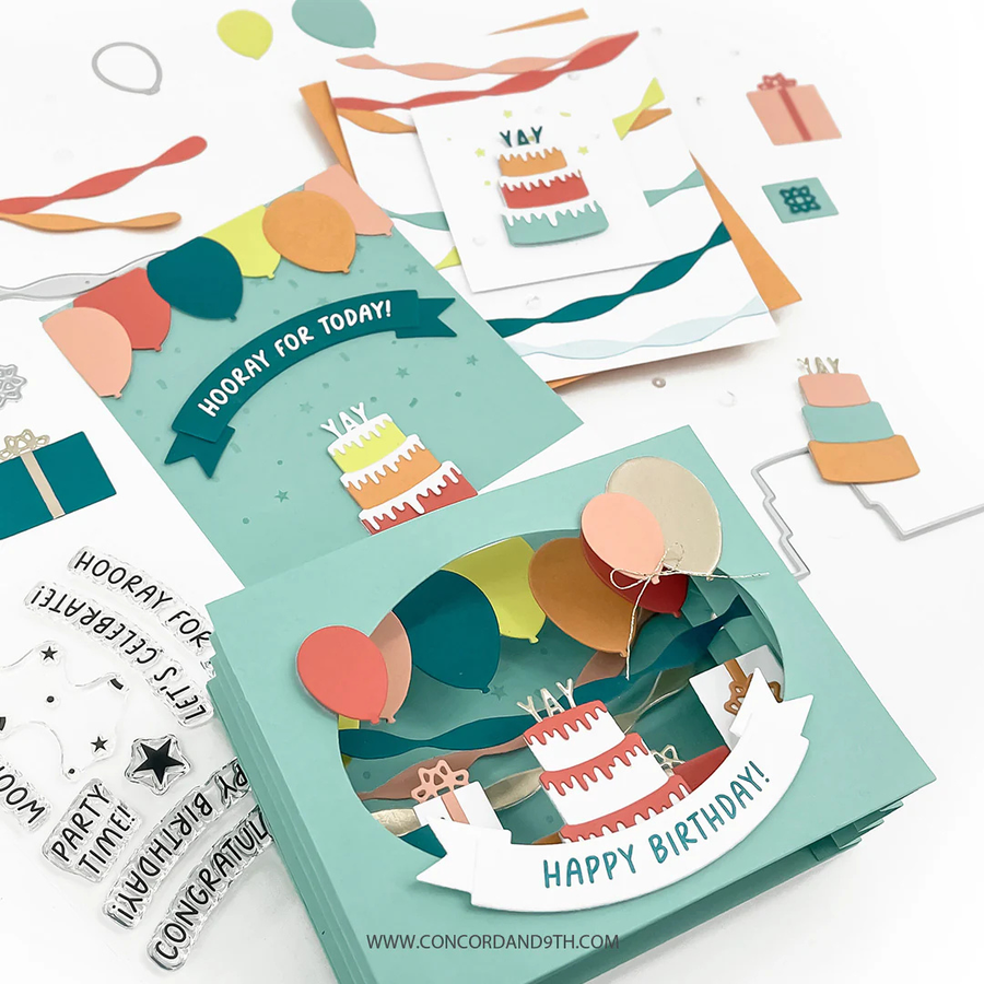 Concord & 9th - Accordion Birthday Stamp Set