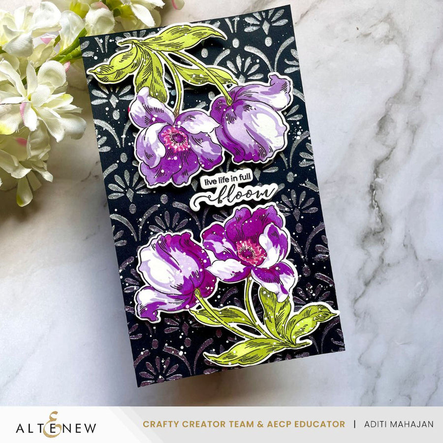 Altenew - Cascading Elegance Stencil