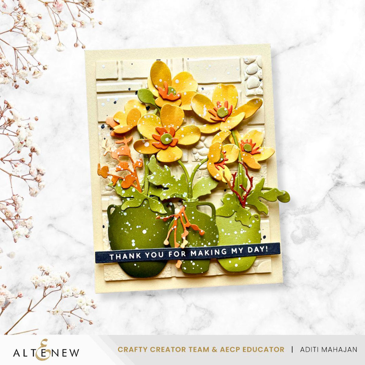 Altenew - Craft-A-Flower: Buttercup Bunch Layering Die Set