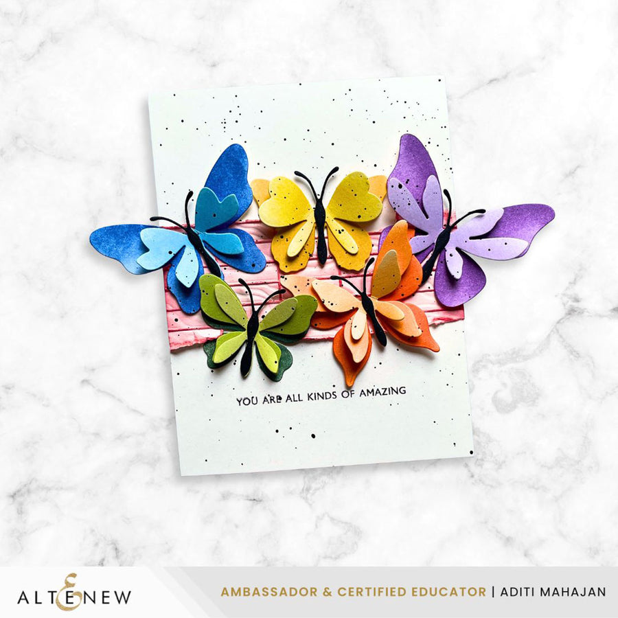 Altenew - Creative Cuts: Zero-Waste Fluttering Fantasies Layering Die Set