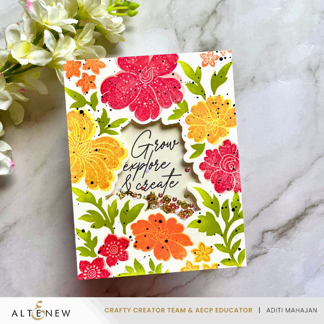 Altenew - Craft Your Life Project Kit: Floral Odyssey & Add-on Die Bundle