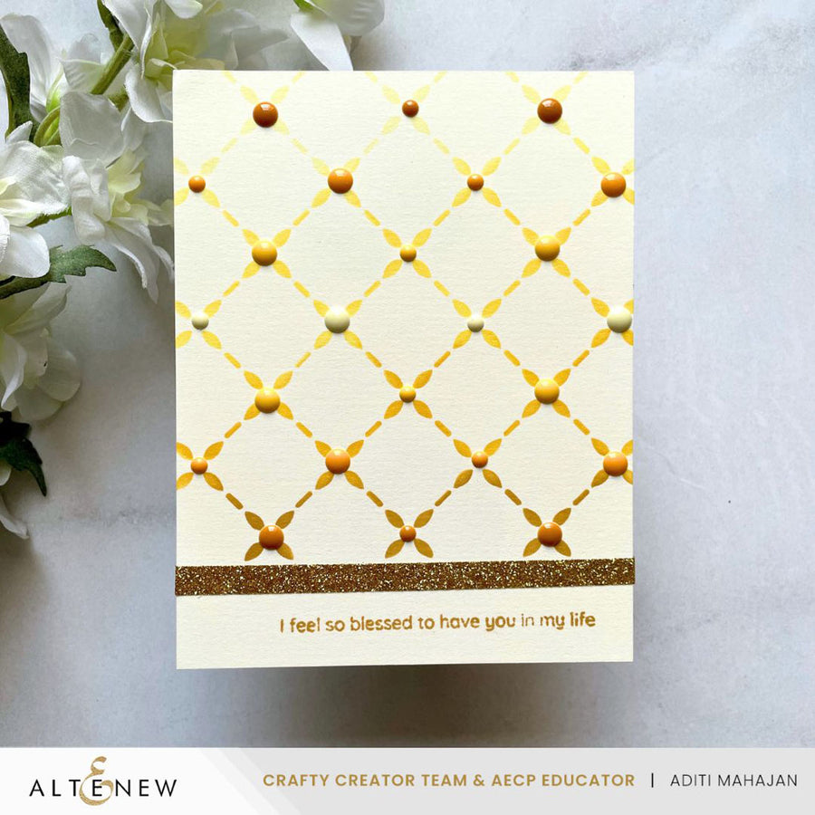 Altenew - Lattice Blossoms Stencil