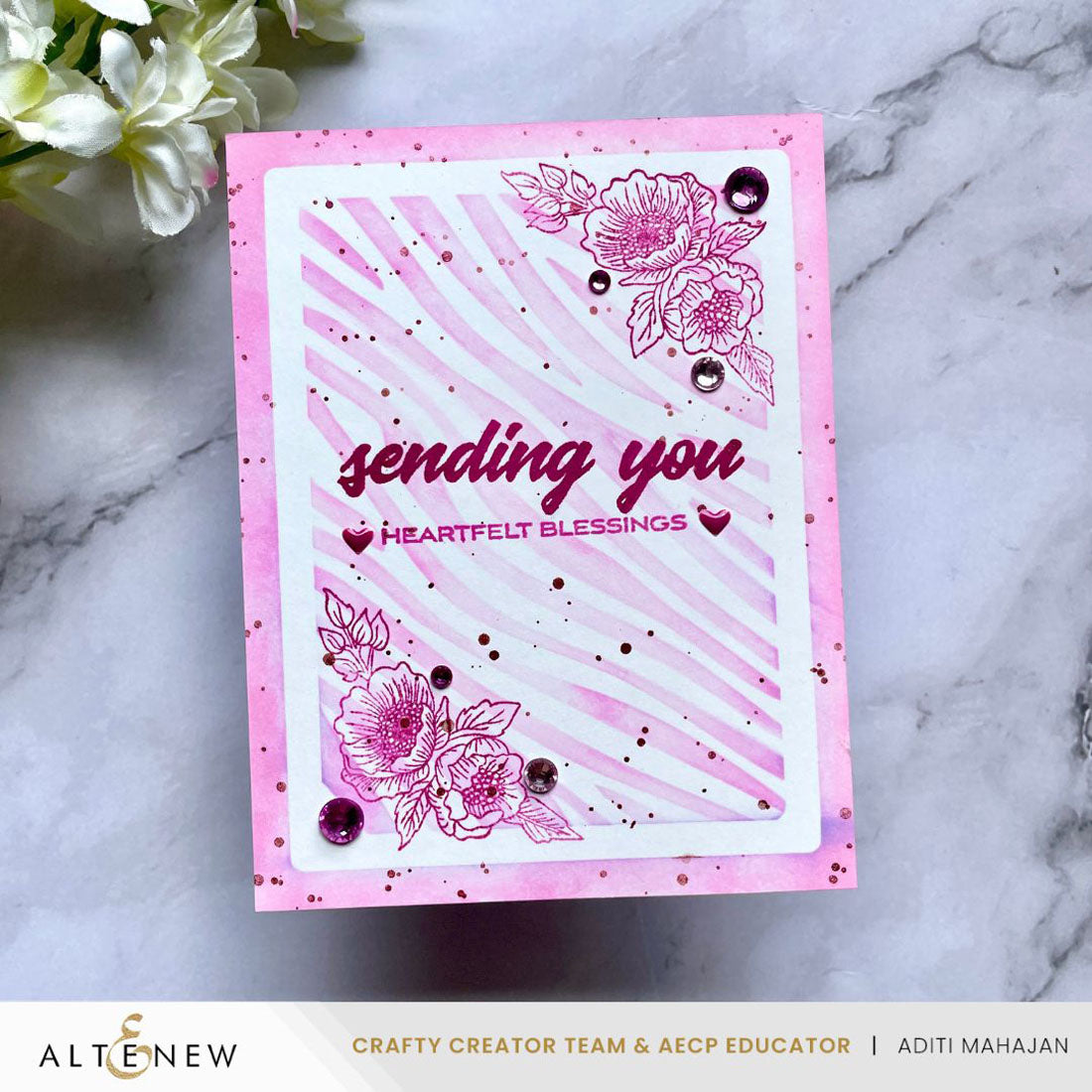 Altenew - Playful Stripes Stencil