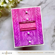 Altenew - One-Go: Solid Sentiment Strips 3 Press Plates/Foil Plates (Gratitude Edition)