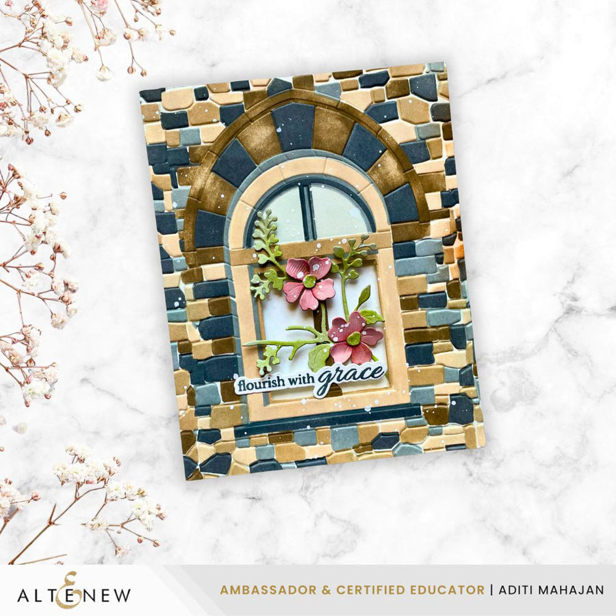 Altenew - Enchanted Castle Window 3D Embossing Folder