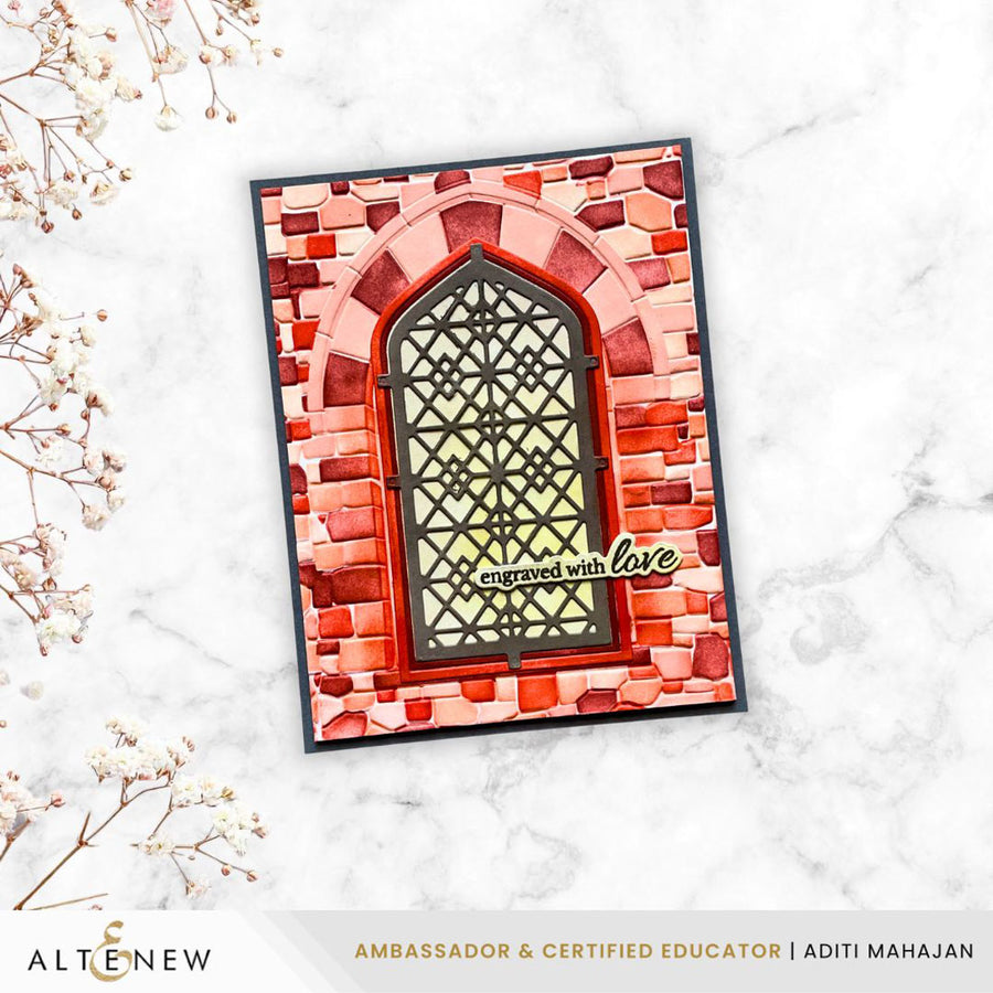 Altenew - Enchanted Castle Window 3D Embossing Folder
