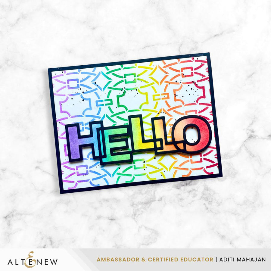 Altenew - Luxe Lattice Stencil