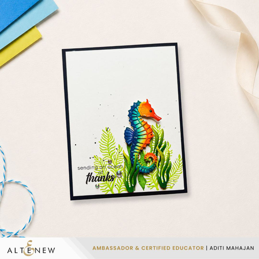 Altenew - Mini Delight: Graceful Seahorse Stamp & Die Set
