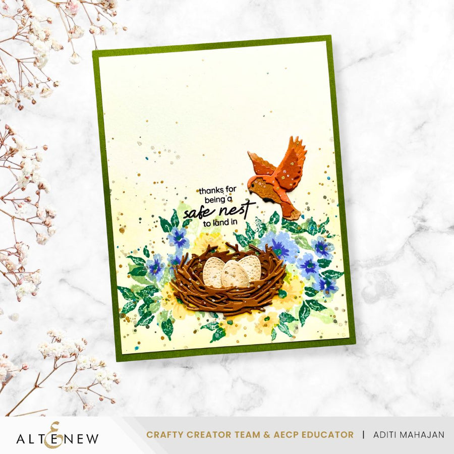 Altenew - Mini Delight: Nestled Whimsy Stamp & Die Set