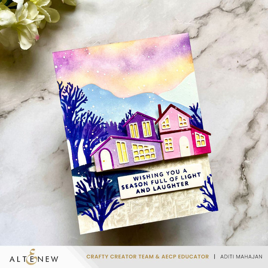 Altenew - Stencil Art: Serene Landscapes Layering Stencil Set (6 in 1)