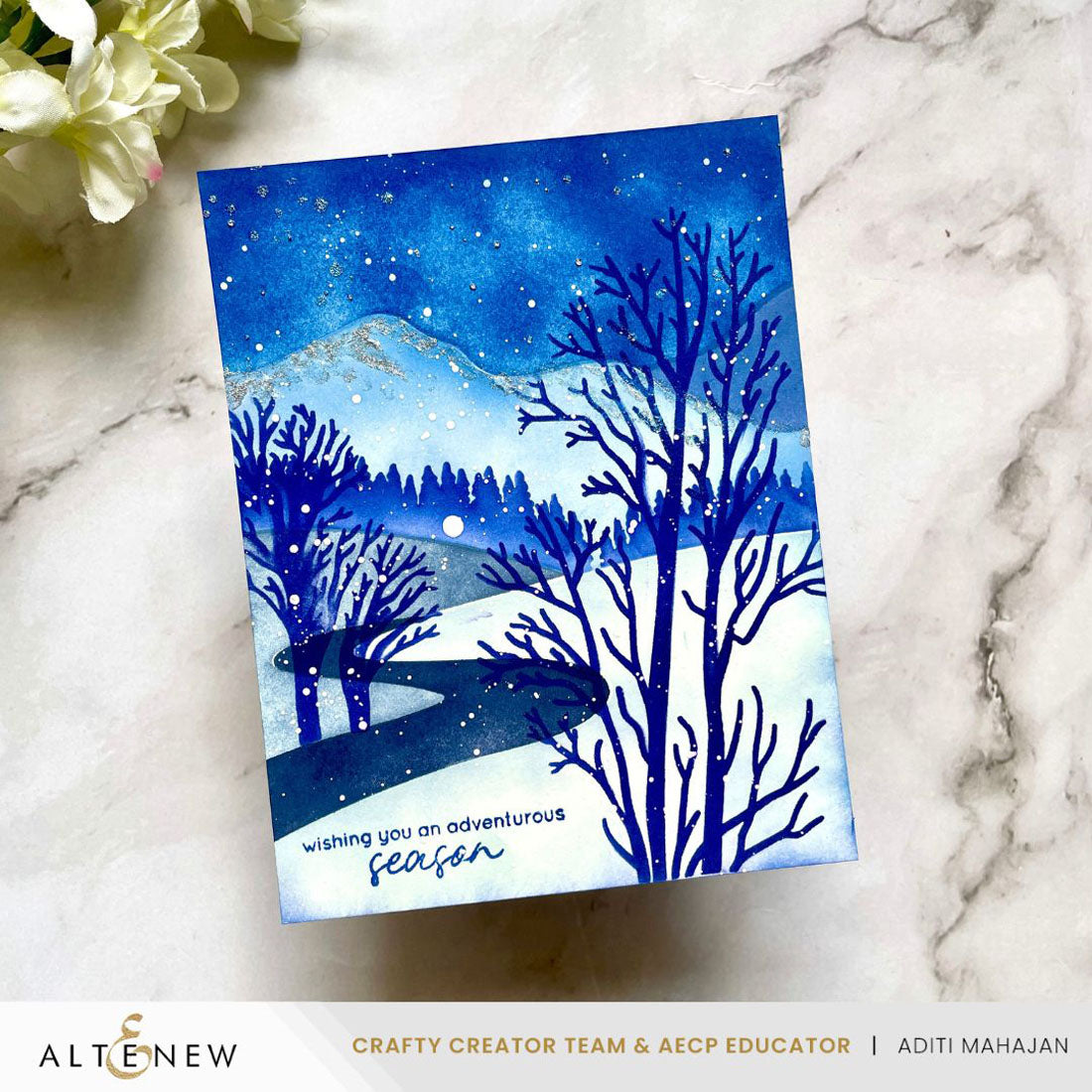 Altenew - Stencil Art: Serene Landscapes Layering Stencil Set (6 in 1)