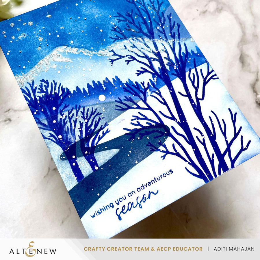 Altenew - Sleigh Ride Greetings Stamp Set