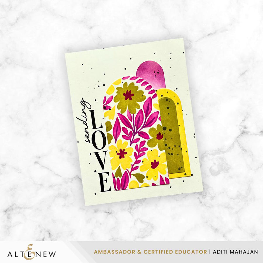 Altenew - Stencil Art: Styled Backgrounds Layering Stencil Set (6 in 1)