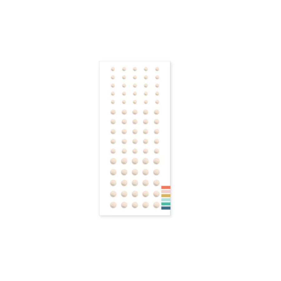Concord & 9th - Almond Enamel Dots