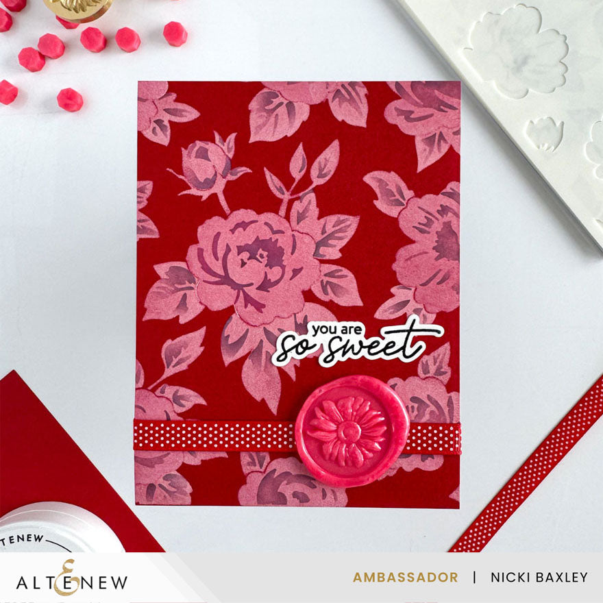 Altenew - Botanical Plaid Layering Stencil Set (6 in 1)